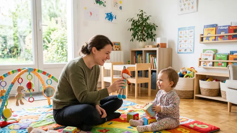 Accueil individuel d'un jeune enfant à domicile dans le cadre de l'EP3 du CAP AEPE.
