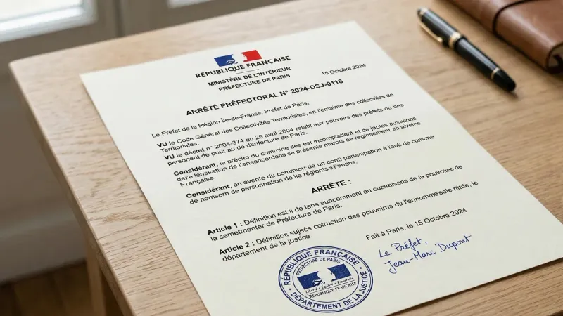 Document officiel détaillant l'arrêté ministériel relatif au nouveau règlement du CAP AEPE.