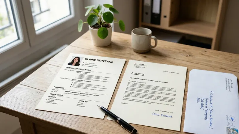 CV soigné pour une candidature de stage en structure petite enfance dans le cadre du CAP AEPE.