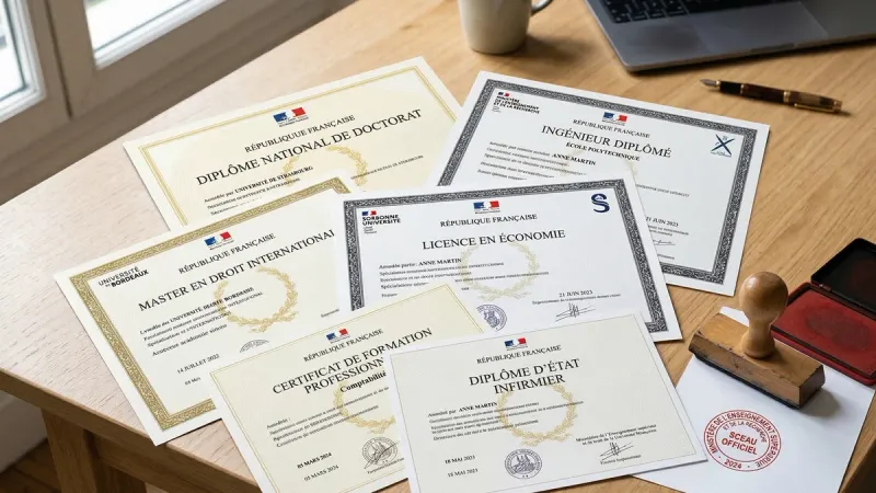 Diplômes ouvrant droit à des dispenses d'épreuves pour le CAP AEPE.