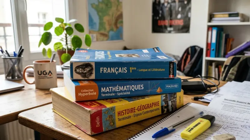 Manuels de révision pour les épreuves générales du CAP AEPE : français, maths et sciences.
