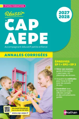 Réussir le CAP AEPE 2027-2028 : annales corrigées