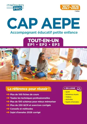 CAP AEPE épreuves professionnelles 2027-2028 : tout-en-un